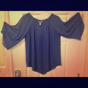 Sheer Handkerchief Blouse